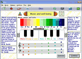 Visualizza la pagina del disco